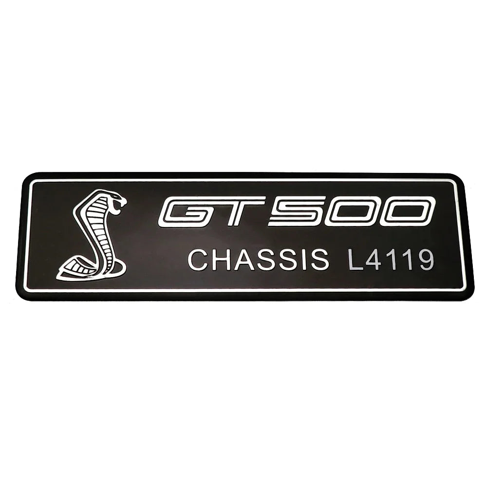 Alloy GT350 / GT500 Logo Trunk & Body Badge | Ford Shelby Mustang Emblem Sticker - 200000182:350852#E-200000182:10#D-200000182:175#G-200000182:366#F-200000182:173#H-  DRIVEN - 10