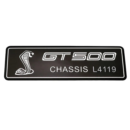 Alloy GT350 / GT500 Logo Trunk & Body Badge | Ford Shelby Mustang Emblem Sticker - 200000182:350852#E-200000182:10#D-200000182:175#G-200000182:366#F-200000182:173#H-  DRIVEN - 10