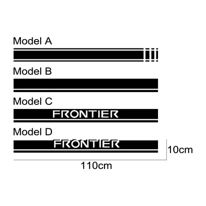 Hood Stripe Decal for Nissan Frontier NP300 / D40 / D22 | Vinyl Truck Style Sticker - 200000182:29#Model B;355:203289816#Matt Black-200000182:29#Model B;355:203282821#Matt Silver-200000182:29#Model B;355:203282822#Matt Gold-200000182:29#Model B;355:203282819#Colorful Laser-200000182:29#Model B;355:203282825#Glossy Red-  DRIVEN - 5