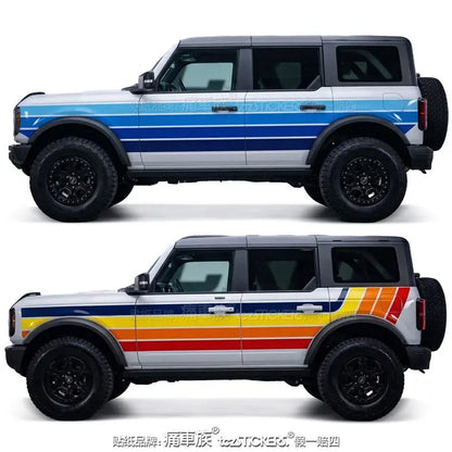 Full-Body Appearance Modification Sport Vinyl Decal Kit for Ford Bronco | Customized PVC Wrap - 200000182:175#G-200000182:173#H-200000182:496#I-200000182:350686#J-200000182:691#C-  DRIVEN - 4