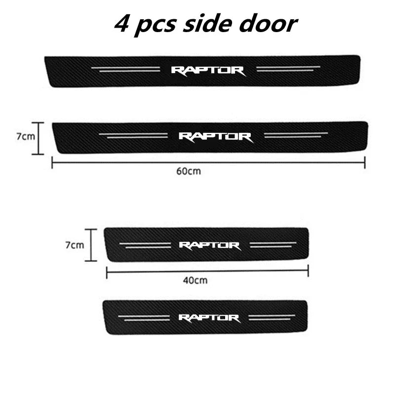 Carbon Fiber Door & Trunk Protective Strip for Ford Raptor / F-250 / Super Duty | Vinyl - 200000182:504-200000182:350850-200000182:193-  DRIVEN - 8