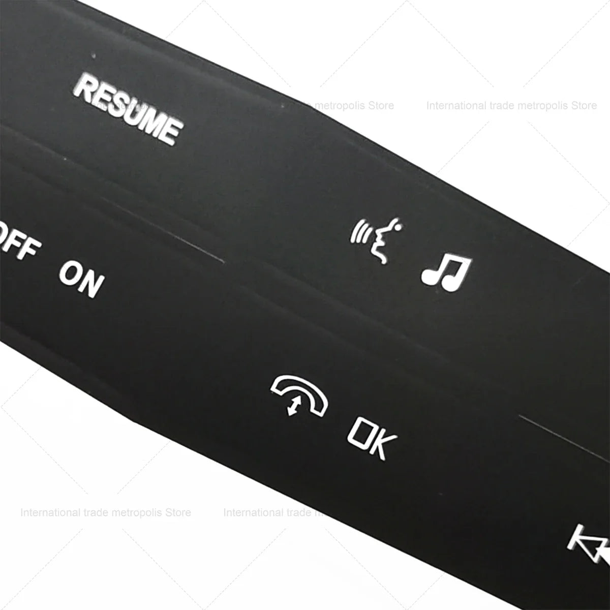 Steering Wheel Button Repair Decal for Ford Mustang (2015-2019) | Control Sticker - 200000182:801422864#1 Pcs-  DRIVEN - 3