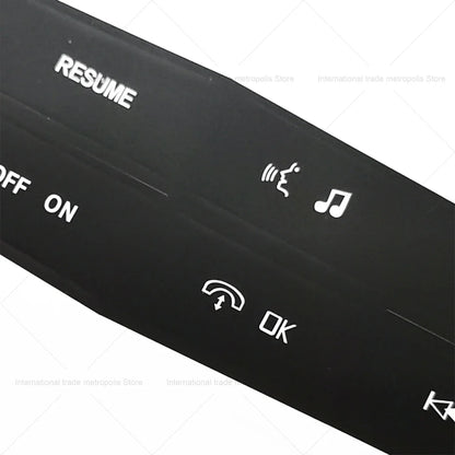 Steering Wheel Button Repair Decal for Ford Mustang (2015-2019) | Control Sticker - 200000182:801422864#1 Pcs-  DRIVEN - 3
