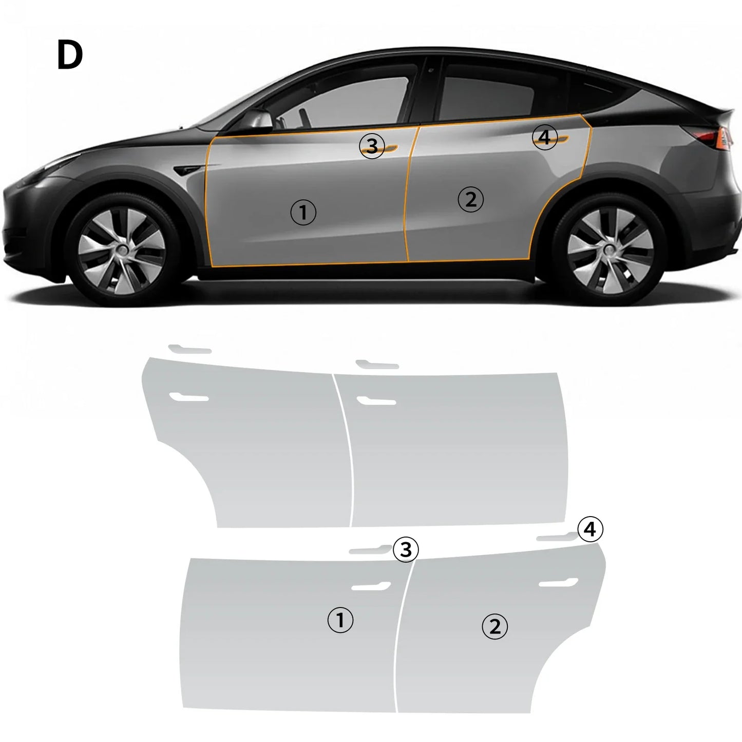 Precut PPF for Tesla Model Y (2020–2024) | 9-Mil TPU Paint Protection Film Clear Bra - 200000182:350686#Fender;5:200000990#Clear Film-200000182:10#Set;5:200000990#Clear Film-200000182:350852#Rear Trunk;5:200000990#Clear Film-200000182:193#Front;5:200000990#Clear Film-200000182:29#Hood;5:200000990#Clear Film-  DRIVEN - 11