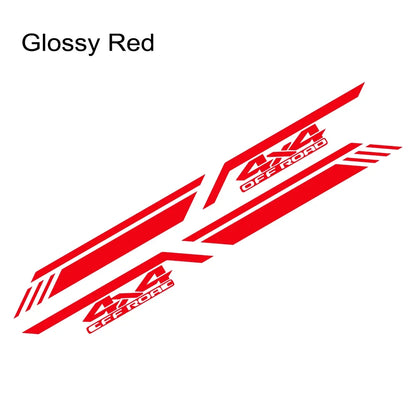 4x4 Off-Road Vinyl Decal for Cars & Pickup Trucks | 47.2" x 3.9" Body Graphic Sticker - 200000182:200013901#Carbon Fiber-200000182:200211869#Colorful Laser-200000182:1052#Matt Silver-200000182:350686#Matt Black-200000182:350852#Glossy Red-  DRIVEN - 8