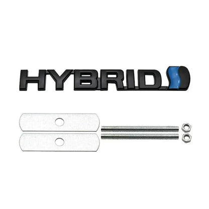Metal HYBRID Front Grille & Trunk Badge Emblem for Toyota Land Cruiser / Camry | Decal Sticker