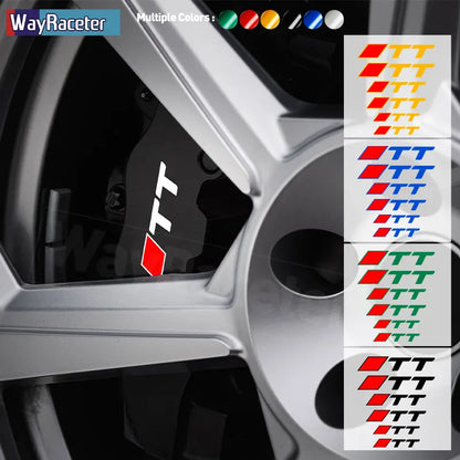 Audi Brake Caliper Decal Set – High-Temp Reflective Vinyl | A3 A4 A5 A6 A7 A8 Q2 Q3 Q5 Q7 Q8 TT TTS S-Line (6 Pcs) - 200000182:771#For TTS;355:203282818#Reflective green-200000182:771#For TTS;355:203282826#Reflective blue-200000182:200004890#For TT;355:203282826#Reflective blue-200000182:200004890#For TT;355:203282825#Reflective yellow-200000182:771#For TTS;355:203282823#Reflective black-  DRIVEN - 1