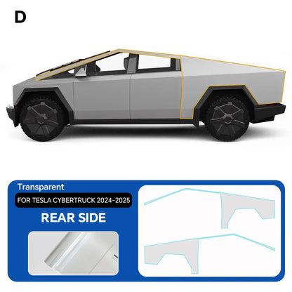Precut PPF Clear Bra for Tesla Cybertruck (2024–2026) | 9-Mil TPU Paint Protection Film - 14:366#Whole Set;5:200000990#Glossy Clear Film-14:350852#Rear Trunk;5:361385#Matte Clear Film-14:366#Whole Set;5:361385#Matte Clear Film-14:29#Hood;5:200000990#Glossy Clear Film-14:193#Front;5:361385#Matte Clear Film-  DRIVEN - 12