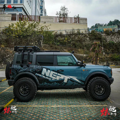 Customized Body Exterior Sport Vinyl Film | KK Decoration Wrap for Cars & Trucks - 200000182:193#hood-200000182:29#Left and Right-  DRIVEN - 1