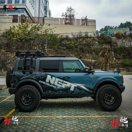 Customized Body Exterior Sport Vinyl Film | KK Decoration Wrap for Cars & Trucks - 200000182:29#Left and Right-  DRIVEN - 1