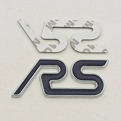 3D Metal RS Logo Badge | Grille, Fender & Trunk Sticker for Ford Fiesta / Focus RS - 200000182:10#Grill Red-200000182:691#Sticker Black-200000182:366#Grill Black-200000182:350852#Grill Blue-200000182:29#Sticker Blue-  DRIVEN - 10