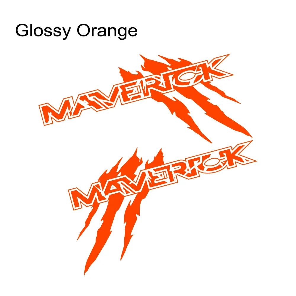 Ford Maverick Claw Style Pickup Bed Side Graphic Kit – Vinyl Decal (2 Pcs) | XLT, XL, V8 | 4 Sizes, 11 Finishes - 200000182:350852#Glossy Orange;5:361386#70x38.9cm-200000182:350852#Glossy Orange;5:361385#50x27.8cm-200000182:350852#Glossy Orange;5:200000990#40x22cm-200000182:10#Glossy Red;5:100014064#90x50cm-200000182:10#Glossy Red;5:361386#70x38.9cm-  DRIVEN - 7