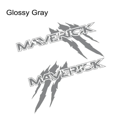 Ford Maverick Claw Style Pickup Bed Side Graphic Kit – Vinyl Decal (2 Pcs) | XLT, XL, V8 | 4 Sizes, 11 Finishes - 200000182:350852#Glossy Orange;5:361386#70x38.9cm-200000182:350852#Glossy Orange;5:361385#50x27.8cm-200000182:350852#Glossy Orange;5:200000990#40x22cm-200000182:10#Glossy Red;5:100014064#90x50cm-200000182:10#Glossy Red;5:361386#70x38.9cm-  DRIVEN - 9