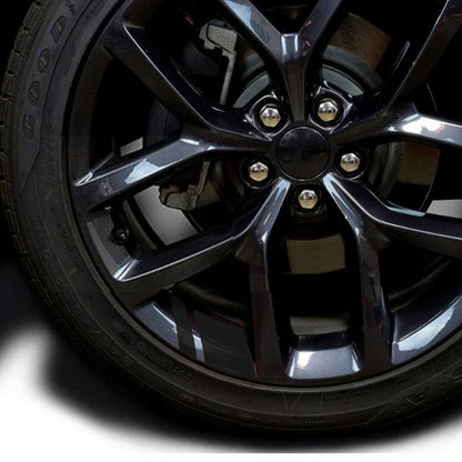 Reflective Wheel Hub Decal Set (6 Pcs) – Rim Cover Sticker | Dodge, Chrysler & Jeep | Red, Yellow, Black - 200000182:10#6pcs-Red-200000182:366#6pcs-Yellow-  DRIVEN - 8
