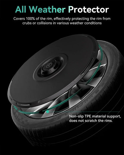 Haloblk Hub Caps for Tesla Model Y Juniper (2025–2026) | 19" & 20" High-Performance Wheel Cover Set