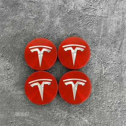 56mm Wheel Center Caps for Tesla Model 3 / Y / S / X | 4-Piece Original Style Hub Cover Set - 14:200002130#Wire-drawing Sliver-14:200004891#Matte Black-14:350853#Red Silver-14:10#Brilliant Silver-14:350852#Matte Black Balck-  DRIVEN - 2
