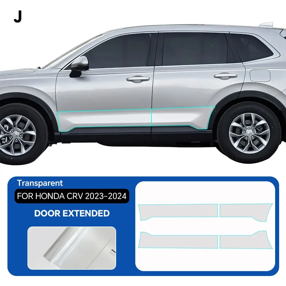 Precut PPF Clear Bra for Honda CR-V (2023–2025) | TPU Paint Protection Film — Headlights, Mirrors & Doors - 200000182:10#Door Extended;355:203282823#With Tools;5:200000990#Transparent Film-200000182:691#Front Rear Door;355:203282823#With Tools;5:200000990#Transparent Film-200000182:29#Rearview Film;355:203282823#With Tools;5:200000990#Transparent Film-200000182:193#Headlight Film;355:203282823#With Tools;5:200000990#Transparent Film-  DRIVEN - 7