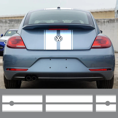 Hood, Roof & Trunk Racing Stripe Kit | Full-Length Vinyl Decal for Cars & Trucks - 200000182:350686#Glossy Black-200000182:350850#Glossy White-200000182:10#Glossy Orange-200000182:29#Glossy Yellow-200000182:350852#Glossy Gray-  DRIVEN - 3