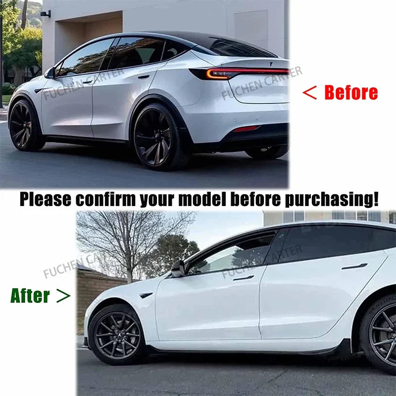 ABS Side Skirt Extension Body Kit for Tesla Model Y Juniper (2025) | Fast Aero Gloss Finish - 14:200004889#Matte Black-14:200004890#Bright Black-14:200004891#Bright carbon-14:200003699#Matte carbon-  DRIVEN - 2