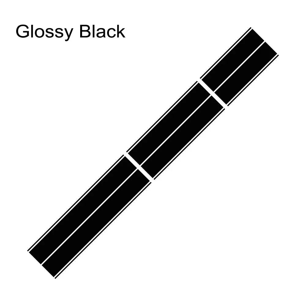 Hood, Roof & Trunk Stripe Decal for Ford Mustang EcoBoost / Shelby GT | PVC Racing Kit - 200000182:350852#Glossy Orange-200000182:10#Glossy Red-200000182:175#BLack Red-200000182:366#Glossy Yellow-200000182:193#Glossy Black-  DRIVEN - 8