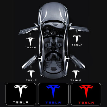 Car Door LED Logo Projector Welcome Lights for Tesla | HD 3D Laser Ghost Shadow Light (2 or 4pcs) - 14:175#Tesla13;355:203287811#4PCS-14:365458#Tesla06;355:203287811#4PCS-14:350850#Tesla07;355:203287813#2PCS-14:200002130#Tesla05;355:203287811#4PCS-14:365458#Tesla06;355:203287813#2PCS-  DRIVEN - 1