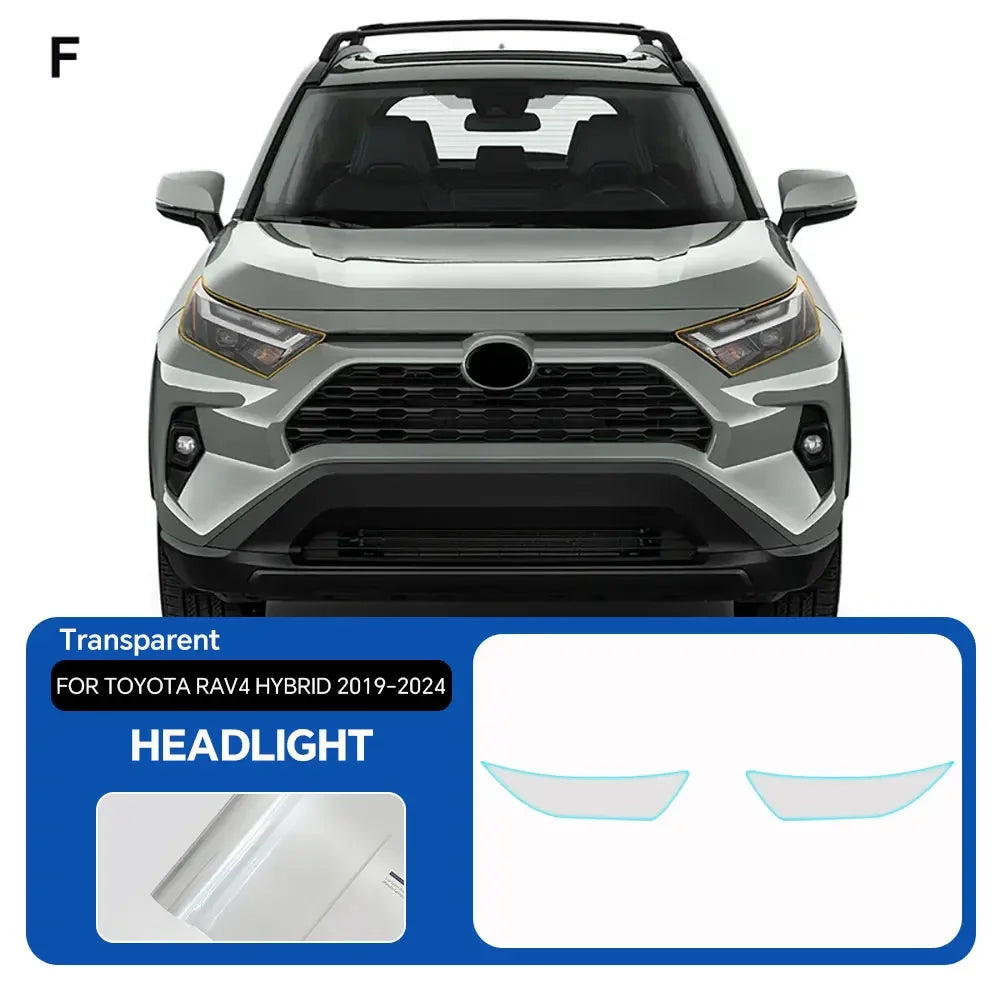 Precut PPF for Toyota RAV4 Hybrid XA50 (2019–2025) | TPU Headlight, Door & Mirror Protection - 200000182:350686#Headlight film;5:200000990#Transparent Film-200000182:350850#Rearview film;5:200000990#Transparent Film-200000182:200004890#Front Rear;5:200000990#Transparent Film-200000182:771#Extended;5:200000990#Transparent Film-  DRIVEN - 10
