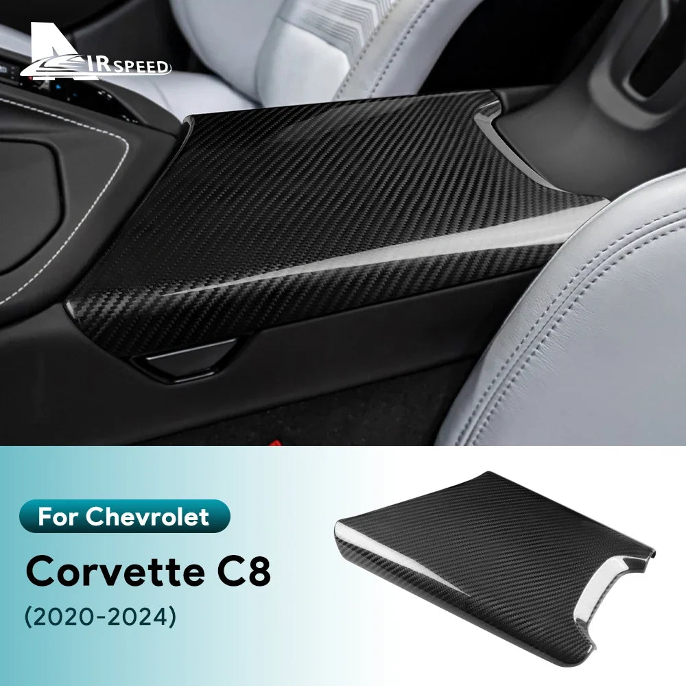 Real Hard Carbon Fiber Interior Sticker for Chevrolet Corvette C8 (2020–2024) | AIRSPEED