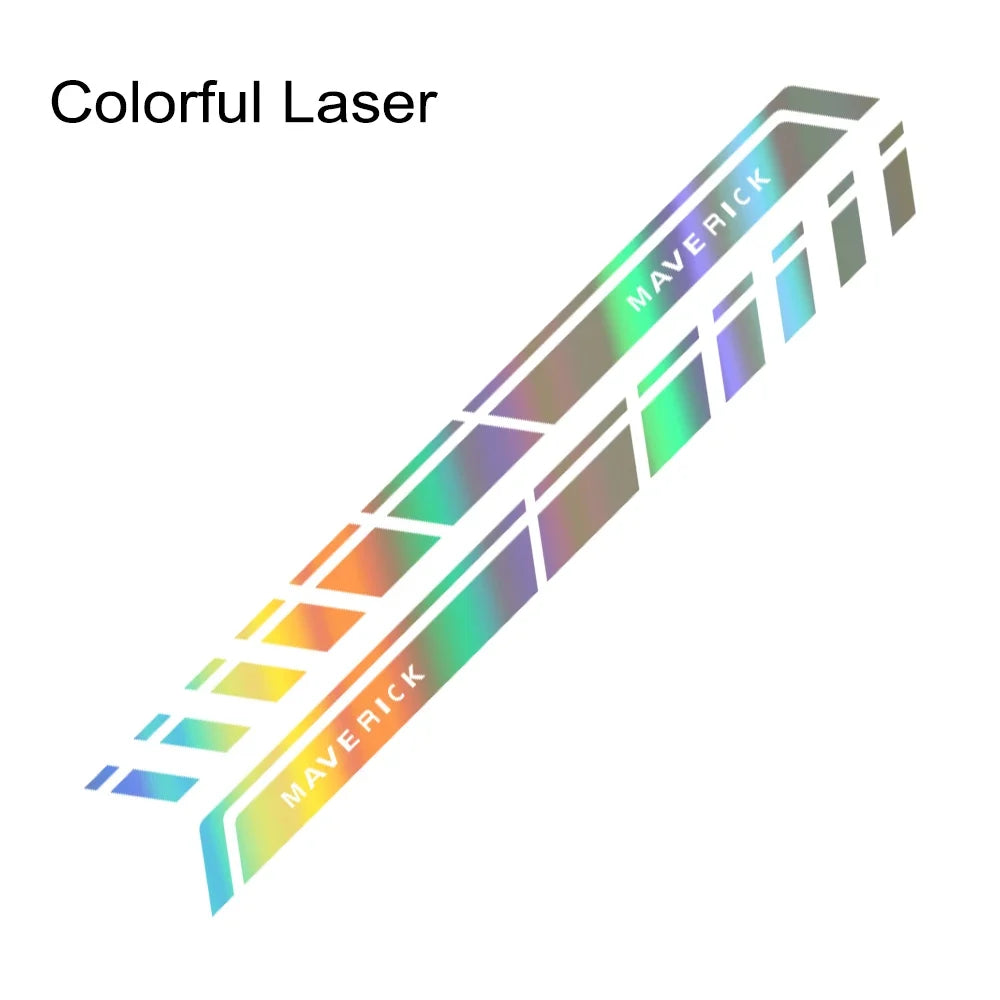 Door Side Stripe Decal for Ford Maverick XL / XLT / Lariat (2022) | 2-Piece Vinyl Truck Graphic - 200000182:350850#Matt Gold-200000182:173#Glossy Blue-200000182:366#Glossy Yellow-200000182:350852#Glossy Orange-200000182:771#Carbon Fiber-  DRIVEN - 14
