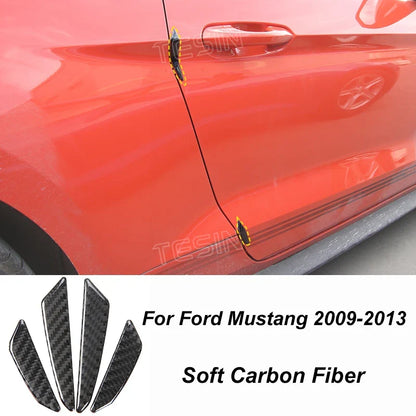 Carbon Fiber Grain Interior & Exterior Decoration Sticker for Ford Mustang (2009-2014) | Kit - 200000182:200013901#Door lock pin ring-200000182:202530813#Front fog lamp decor-200000182:200006158#Dashboard Panel-200000182:40808150#Headlight switch-200000182:200003699#Start key socket-  DRIVEN - 8