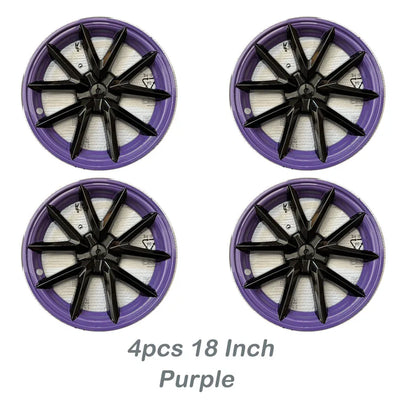 18" Replacement Hub Cap Wheel Covers for Tesla Model 3 (2017–2023) | 4-Piece ABS Set - 14:201452420#Gloss Black-14:202530813#Orange-14:10#White-14:201504124#Pepper White-14:203603266#Purple-  DRIVEN - 11