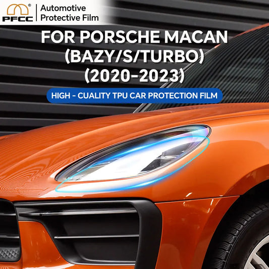 Precut PPF for Porsche Macan Base / S / Turbo (2022–2024) | TPU Headlight & Mirror Protection - 200000182:193#Headlight film;355:203282823#With Tools;5:200000990#Transparent Film-  DRIVEN - 2