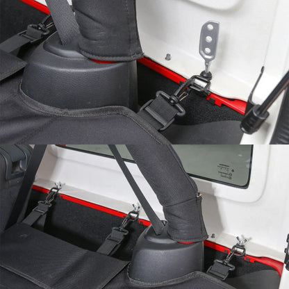 Trunk Cargo Tie-Down D-Ring Quick Release Fastener Clip for Jeep Wrangler JL/JK/TJ | Surface Mount