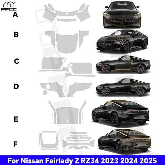 Precut PPF for Nissan Fairlady Z / RZ34 (2023–2025) | TPU Paint Protection Film - 200000182:175#Whlole Set-  DRIVEN - 1
