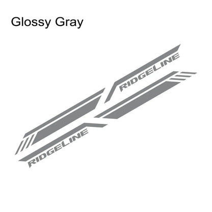 4x4 Trunk Side Stripe Decal for Honda Ridgeline | Vinyl Truck Graphics - 200000182:350852#Glossy Orange-200000182:366#Glossy Yellow-200000182:691#Glossy Gray-200000182:10#Glossy Red-200000182:496#Matt Silver-  DRIVEN - 17