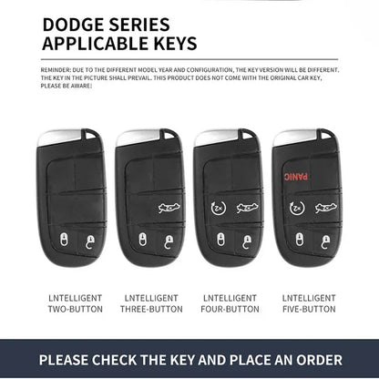 Zinc Alloy Key Case for Dodge Challenger / Charger / Journey / RAM | Remote Control Cover