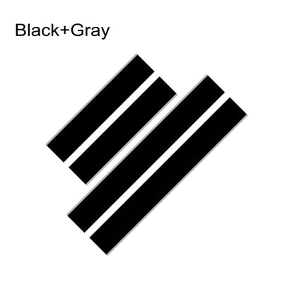 Hood & Rear Door Graphic Decal Kit for Ford Transit Connect | 4-Piece Full-Body Vinyl Sticker - 200000182:1052#Glossy White-200000182:350850#Glossy Gray-200000182:175#White Gray-200000182:350686#Glossy Black-200000182:10#Black Gray-  DRIVEN - 9