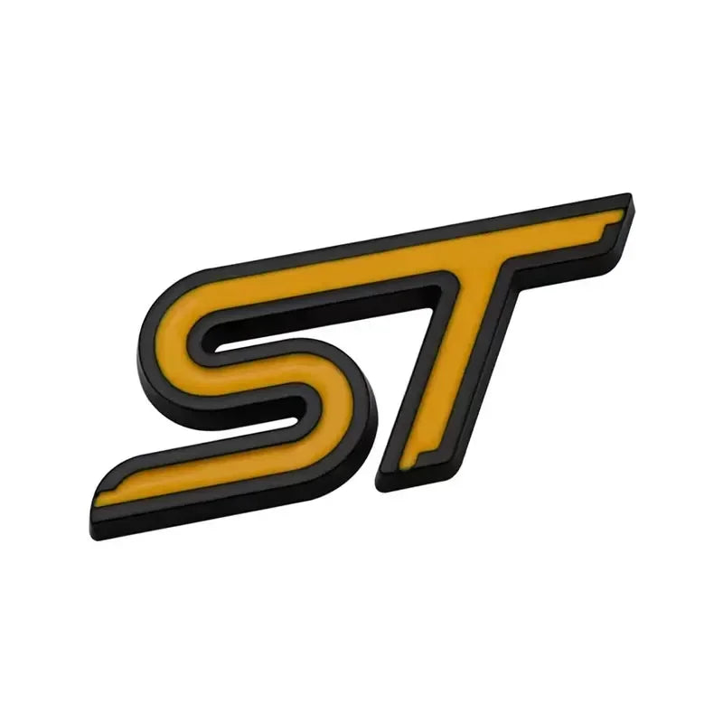 3D Metal ST Badge | Body & Trunk Emblem for Ford Everest / Fiesta / Ecosport / Focus - 200000182:350853#Black Green-200000182:350850#Silver Deep Blue-200000182:1052#Silver Blue-200000182:29#Silver White-200000182:496#Silver Yellow-  DRIVEN - 11
