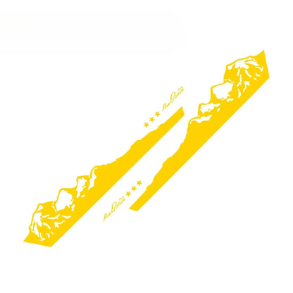 Door Side Vinyl Film Decal for Jeep Wrangler Unlimited Sport / Rubicon 392 / Gladiator | 2-Piece Sticker - 200000182:94# Blue-200000182:175#Yellow-200000182:10# Red-200000182:29#White-200000182:350852# Orange-  DRIVEN - 17