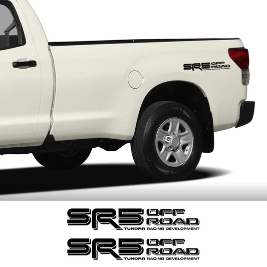 Trunk Side 4x4 Off-Road Decal for Toyota Tundra TRD / SR / SR5 | Pickup Bed Vinyl Sticker - 200000182:193#Glossy Black-  DRIVEN - 1