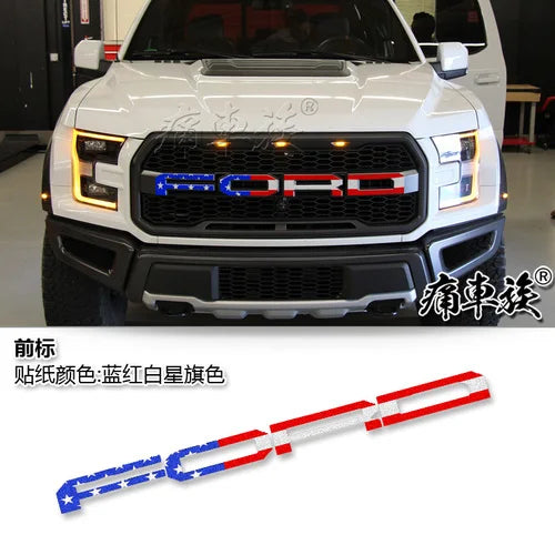 Custom Head Letter Vinyl Decal for Ford Raptor F-150 | KK Film Decorative Sticker - 200000182:10#B-200000182:350852#C-200000182:366#D-200000182:175#E-200000182:173#F-  DRIVEN - 12