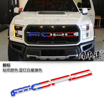 Custom Head Letter Vinyl Decal for Ford Raptor F-150 | KK Film Decorative Sticker - 200000182:10#B-200000182:350852#C-200000182:366#D-200000182:175#E-200000182:173#F-  DRIVEN - 12