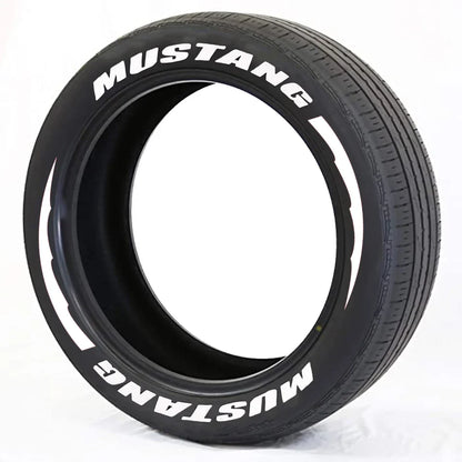 Mustang Tire Lettering Sticker | 3D Waterproof Separated Letter Sidewall Decal - 200000182:10#8 MUST stripes W-200000182:691#4 MUST stripes W-200000182:29#8 MUSTANG-200000182:193#4 MUSTANG-200000182:173#8 MUST W flag-  DRIVEN - 15