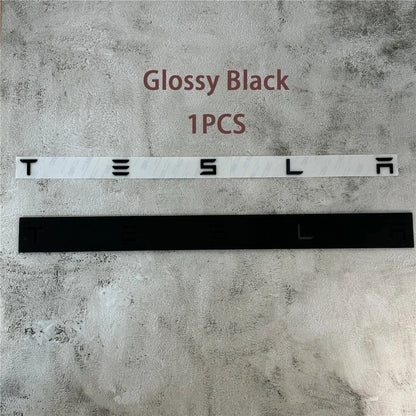 Chrome Tesla Logo Rear Tailgate Emblem Badge | Model 3 / S / X / Y Trunk Sticker Accessory - 14:200004889#Sliver-14:200004890#Glossy Black-14:200004891#Matte Black-14:200002130#Glossy Red-  DRIVEN - 5