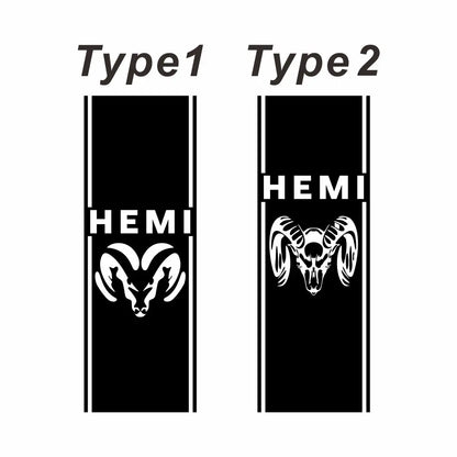 Dodge RAM Creative Stripe Graphic Decal Kit (2 Pcs) – Rear Body Vinyl Sticker | 1500, 2500, 3500, Rebel, Mopar | 2 Styles, 11 Colors - 200000182:200211869;355:203282824#Type 2-2PCS-200000182:200211869;355:203282823#Type 1-2PCS-200000182:350853#Matte Silver;355:203282824#Type 2-2PCS-200000182:350853#Matte Silver;355:203282823#Type 1-2PCS-200000182:350850#Matte Gold;355:203282824#Type 2-2PCS-  DRIVEN - 1