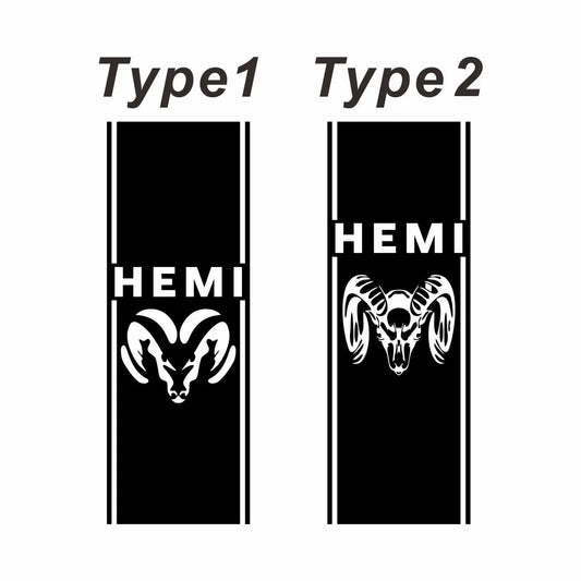 Dodge RAM Creative Stripe Graphic Decal Kit (2 Pcs) – Rear Body Vinyl Sticker | 1500, 2500, 3500, Rebel, Mopar | 2 Styles, 11 Colors - 200000182:200211869;355:203282824#Type 2-2PCS-  DRIVEN - 1