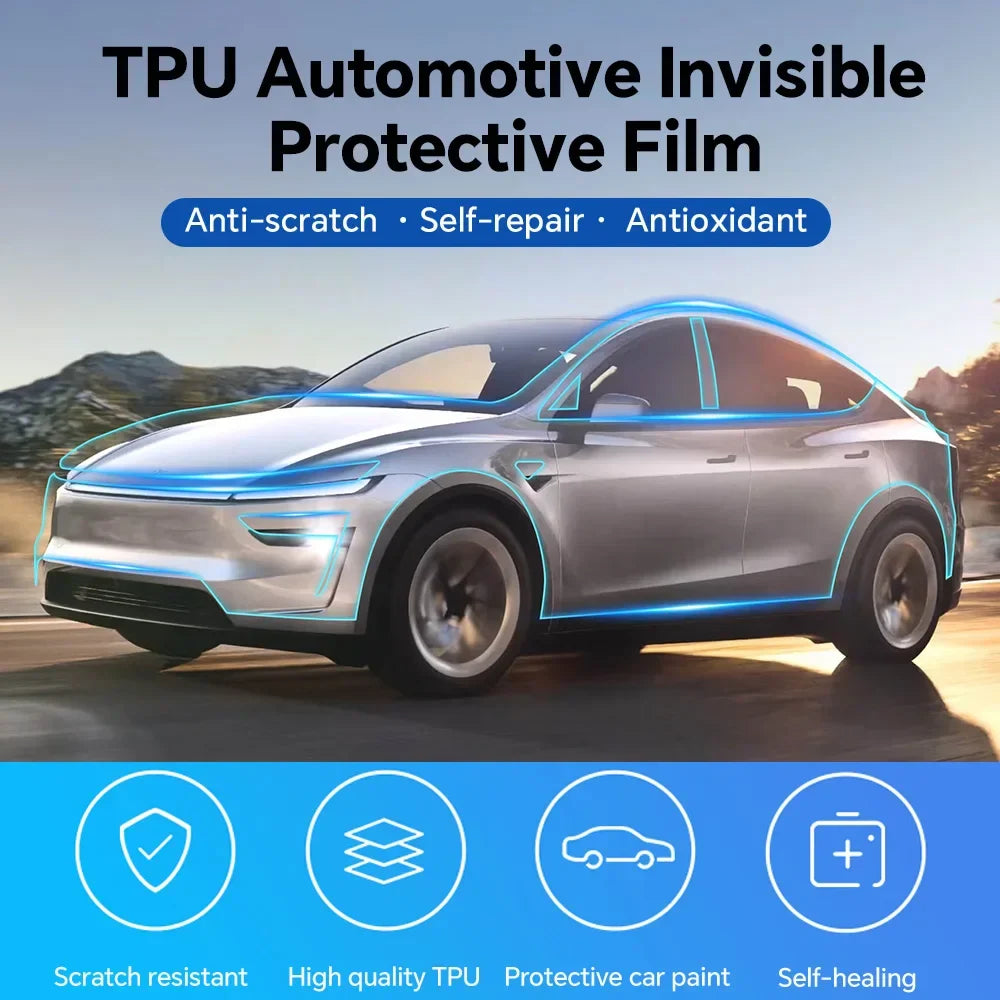 Precut PPF for Tesla Model Y Juniper (2025–2026) | 9-Mil Anti-Scratch TPU Film Full Coverage - 14:193#Front;355:203282823#Y Juniper 2025 2026;5:200000990#Clear Film-14:350852#Whole Set;355:203282823#Y Juniper 2025 2026;5:200000990#Clear Film-14:29#Hood;355:203282823#Y Juniper 2025 2026;5:200000990#Clear Film-14:691#Doors;355:203282823#Y Juniper 2025 2026;5:200000990#Clear Film-14:10#Rear Trunk;355:203282823#Y Juniper 2025 2026;5:200000990#Clear Film-  DRIVEN - 6