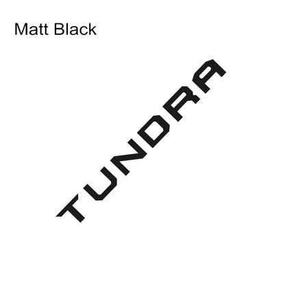 Tailgate Insert & Indent Letter Decal for Toyota Tundra (2014–2019) | Vinyl Pickup Sticker - 200000182:350850#Carbon Fiber-200000182:350852#Glossy Orange-200000182:366#Glossy Yellow-200000182:175#Glossy Blue-200000182:173#Matt Gold-  DRIVEN - 14