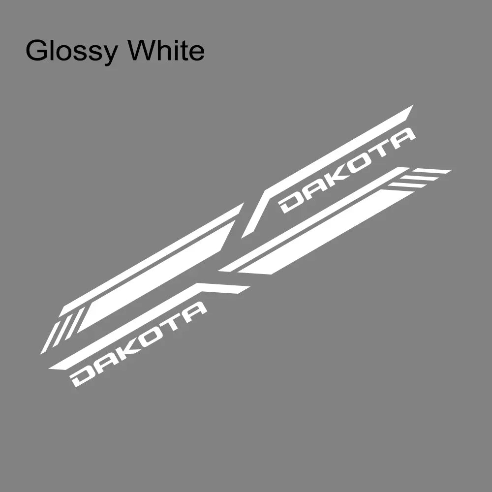 Bed Side Stripe Decal for Dodge Dakota SLT / SXT / 5.9 / R/T Sport | Vinyl Truck Sticker - 200000182:350853#Carbon Fiber-200000182:173#Matt Gold-200000182:496#Matt Silver-200000182:1052#Colorful Laser-200000182:350850#Matt Black-  DRIVEN - 14
