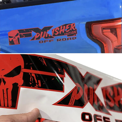 FX4 Off-Road Skull Bedside Decal for 4x4 Trucks | Modified Vinyl Sticker Kit - 200000182:193#A-200000182:29#B-  DRIVEN - 1