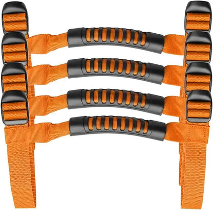 Roll Bar Grab Handles Grip for Jeep Wrangler YJ/TJ/JK/JL (1995–2021) | 4-Piece Set